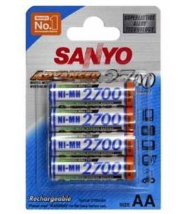 SANYO BLISTER 4 PILAS RECARGABLES R6/2700mA