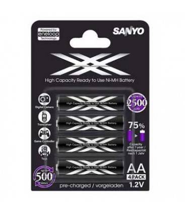 SANYO ENELOOP BLISTER 4 PILAS RECARGABLES XX AA/2500MAH