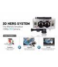 GOPRO DOBLE CARCASA 3D + CABLE SINCRONIZADOR (AHD3D-001)