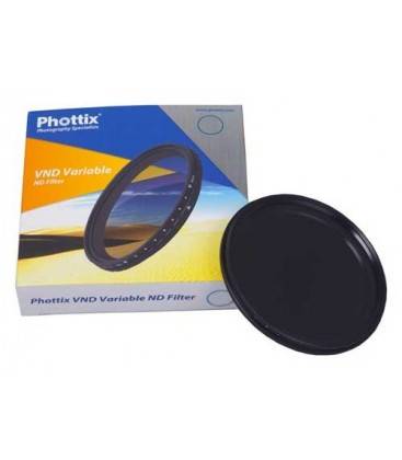 PHOTTIX FILTRO DENSIDAD NEUTRA VARIABLE (ND-V) 58mm