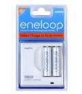 SANYO ENELOOP CARGADOR + 2 PILAS AA