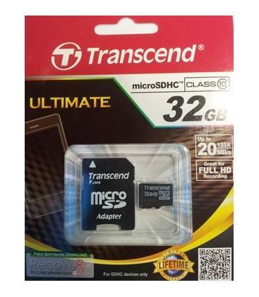 TRANSCEND MICRO SDHC 32GB (CLASE 10)