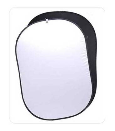 ULTRALYT FONDO PLEGABLE CHROMA KEY BLANCO-NEGRO 110X168 ULL-BNP168