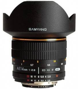 SAMYANG 14MM F/2.8 AE AD ES IF UMC SUPER GRAN ANGULAR PARA NIKON