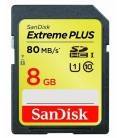 SANDISK SDHC 8GB 80MB/s EXTREME UHS-1