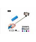 SELFIE MONOPOD CON BLUETOOTH Y ZOOM NEGRO/AZUL-ROSA/VERDE