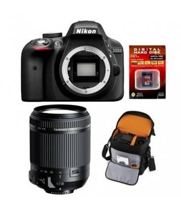 NIKON D5300 CUERPO+TAMRON 18-200 DI II VC+LOWEPRO ADVENTURA 170+ SD 8GB HD VIDEO