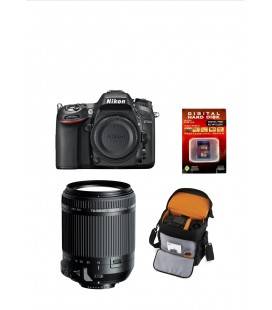 NIKON D7100 CUERPO+TAMRON 18-200 DI II VC+LOWEPRO ADVENTURA 170+ SD 8GB HD VIDEO