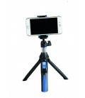 BENRO MINI TRIPODE + PALO SELFIE BLUETOOTH MK10 AZUL