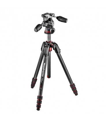 MANFROTTO 190OGO DE FIBRA DE CARBONO CON ROTULA 