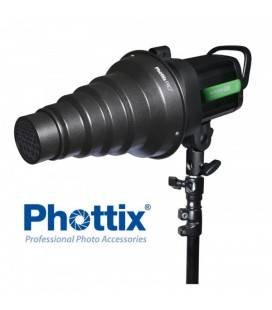 PHOTTIX PRO SNOOT CON GELES Y ADAPTADOR BOWENS 