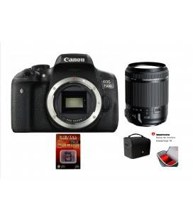 CANON 750D KIT CON TAMRON 18-200VC + SD 8GB HD VIDEO + BOLSO TAMRON