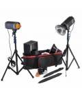 CROMALITE KIT 2 FOCOS LED STUDIO COOLED HPL1600/200 