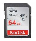 SANDISK ULTRA SDXC 64 GB (80 MB/s, CLASE 10)