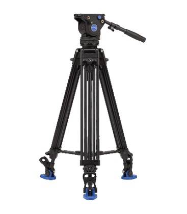 BENRO KIT TRIPODE VIDEO DOBLE TUBO ALUMINIO A673TMBS8