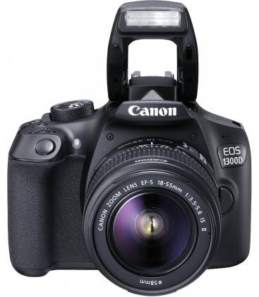 CANON EOS 1300D + EF-S 18-55 IS II (NEGRO)