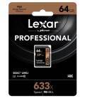 LEXAR TARJETA PROFESSIONAL 633X 64GB (SDHC, UHS-I)