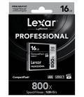 LEXAR PROFESSIONALTARJETA CF 16GB 800X 120MB/s