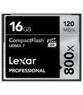 LEXAR PROFESSIONALTARJETA CF 16GB 800X 120MB/s