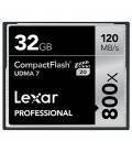 LEXAR PROFESSIONALTARJETA CF 32GB 800X 120MB/s