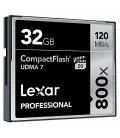 LEXAR PROFESSIONALTARJETA CF 32GB 800X 120MB/s