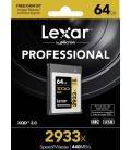 LEXAR PROFESSIONALTARJETA XQD de 64 GB (2933x, 440 MB/s)