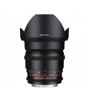 SAMYANG OBJETIVO 16mm T2.2 V-DSLR ED AS UMC CS Sony E