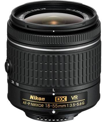 NIKON OBJETIVO AF-P 18-55mm f/3.5-5.6G VR (OBJETIVO DE KIT CAJA BLANCA)