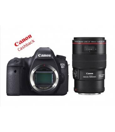 CANON EOS 6D + EF 100MM F2.8L MACRO IS USM + €125 BONIFICACION CANON