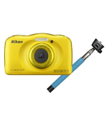 NIKON COOLPIX S33 AMARILLA + SELFIE DE REGALO