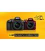 NIKON D3400 + AF-P 18-55 mm f / 3,5-5,6 VR (CAJA DE KIT)