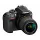 NIKON D3400 + AF-P 18-55 mm f / 3,5-5,6 VR (CAJA DE KIT)