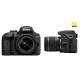 NIKON D3400 + AF-P 18-55 mm f / 3,5-5,6 VR (CAJA DE KIT)