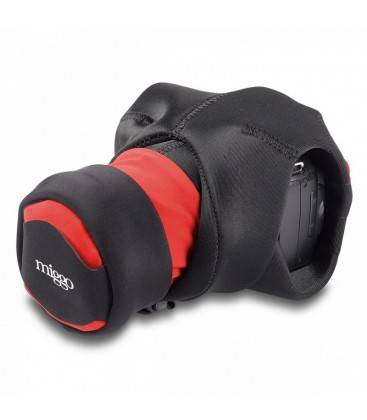 MIGGO GRIP & WRAP PARA CAMARAS DSLR (ROJO/NEGRO)