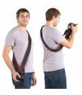 MIGGÖ STRAP & WRAP PARA CAMARAS DSLR ZOOM NORMAL (ROJO/NEGRO)