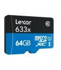 LEXAR TARJETA MICRO SDXC 64GB (633x)