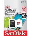 SANDISK ULTRA MICRO SDHC UHS-I 64GB CLASS 10