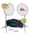 FOTIMA KIT FLASH DE ESTUDIO FTF-150