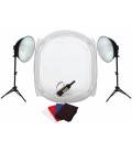 FOTIMA KIT MINI ESTUDIO 60X60 + 2FOCOS 36W