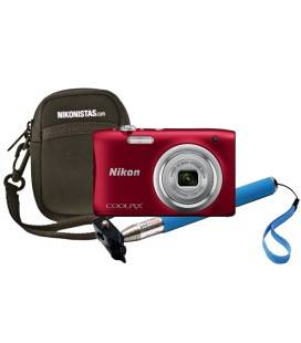 NIKON COOLPIX A100 ROJA (DISPONIBLE EN 4 COLORES)