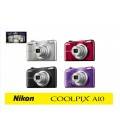 NIKON COOLPIX A10 ROJA + FUNDA 