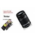 CANON EF-S 55-250mm f/4-5.6 IS II + FILTRO KIT MACRO VIVITAR 