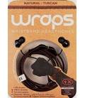 WRAPS AURICULARES /PULSERA NATURAL ANTI ENREDOS. MARRON