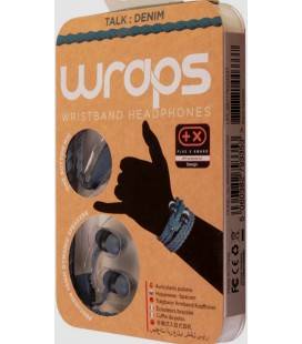 WRAPS AURICULARES /PULSERA NATURAL ANTI ENREDOS DENIM