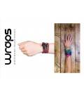 WRAPS AURICULARES /PULSERA NATURAL ANTI ENREDOS ROJO