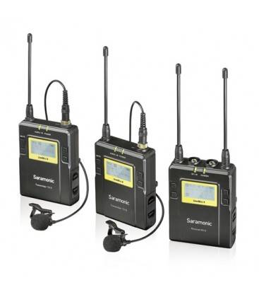 SARAMONIC MICROFONO KIT UHF PROFESSIONAL UwMic9 (TX9 + TX9 + RX9) 