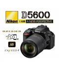 NIKON D5600 + AF-S DX 18-140 mm VR + ESTUCHE REFLEX