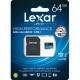 LEXAR TARJETA MICRO SDXC 64GB (633x)