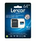 LEXAR TARJETA MICRO SDXC 64GB (633x)