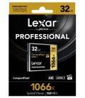 LEXAR TARJETA COMPACT FLASH PROFESSIONAL 1066X (LCF32GCRBEU1066)